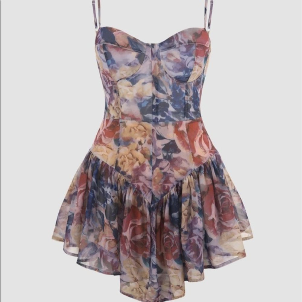 NWT Cider Floral Printed Dress Size XS